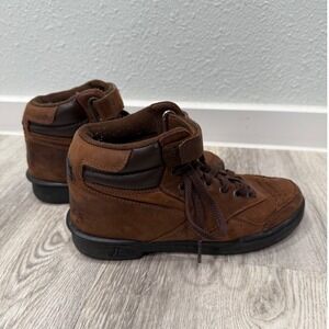 Justin Boots Women's Brown Leather Sport Lacer High Top Sneakers Shoes Size 5.5M
